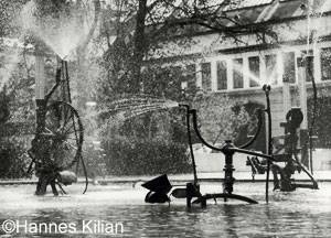 Brunnen von Tinguely in Basel, Copyright Hannes Kilian, Foto 1985